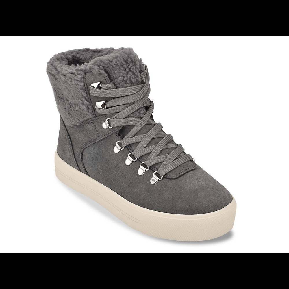 Marc Fisher Darlen Gray sneaker boot